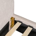 NOSTOS κρεβάτι μπεζ ύφασμα 160x200cm - Image 4