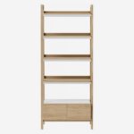 Sebastien Εταζέρα-Βιβλιοθήκη από ξύλο δρυός - Φυσικό - Σχεδιασμός: Adrien Carves