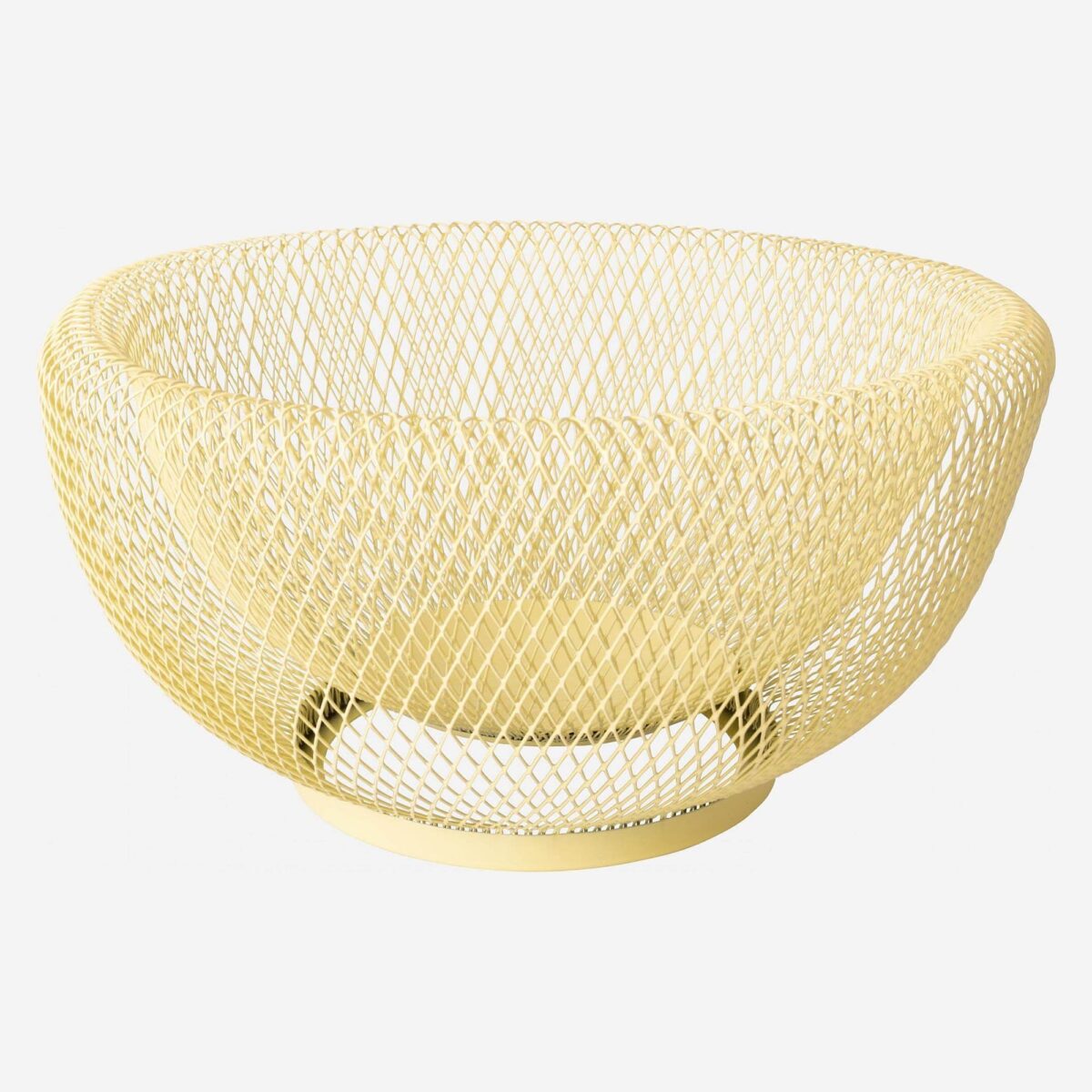 AUDE Μεταλλικό καλάθι φρούτων - 25,5 x 13 cm - Κίτρινο - Image 2