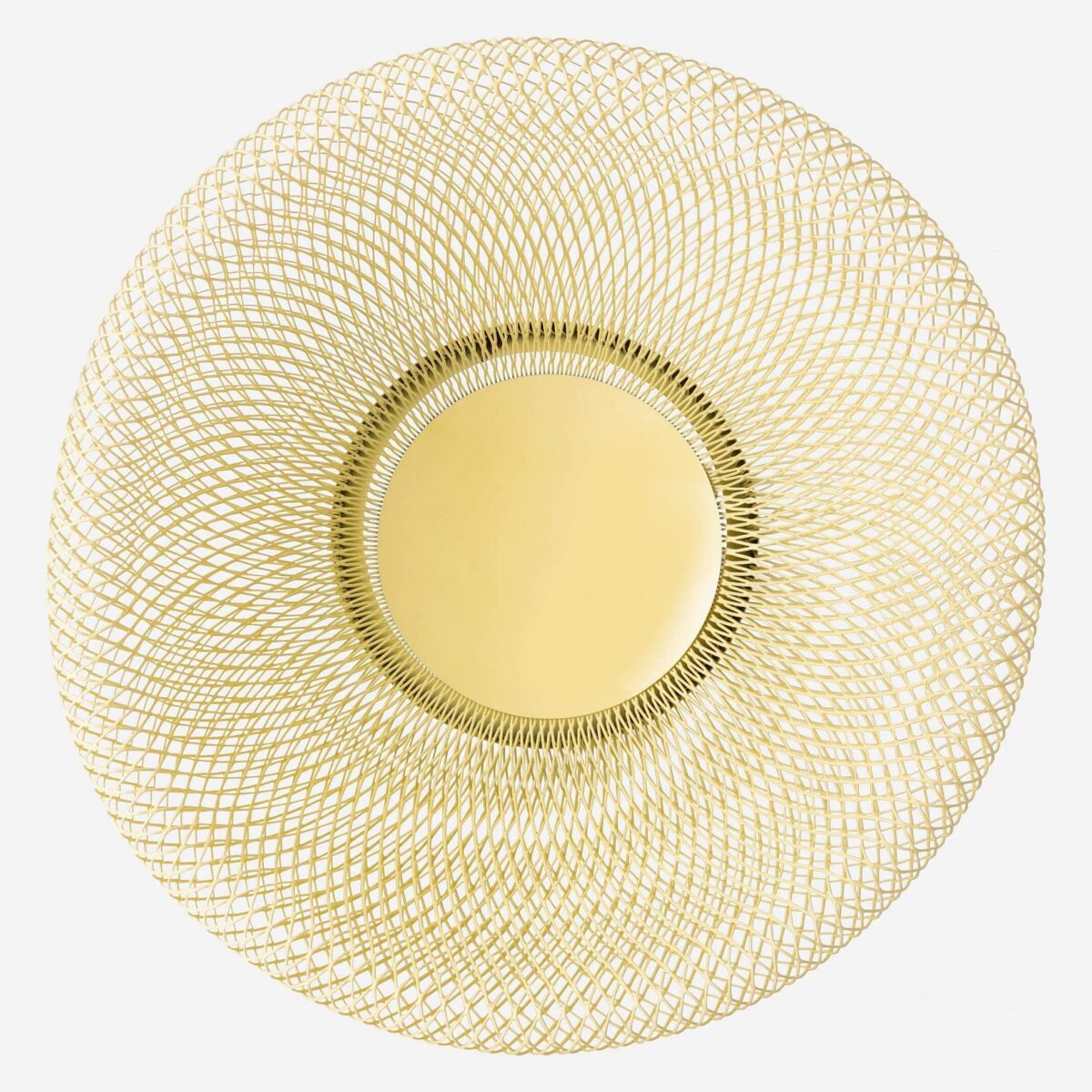 AUDE Μεταλλικό καλάθι φρούτων - 25,5 x 13 cm - Κίτρινο - Image 3