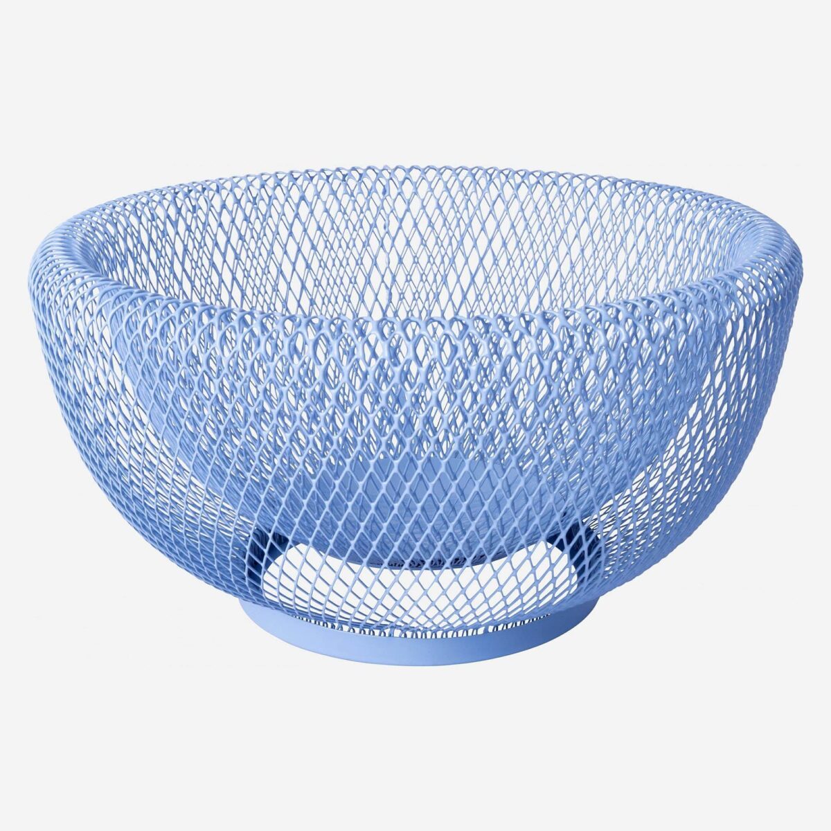 AUDE Μεταλλικό καλάθι φρούτων - 25,5 x 13 cm - Μπλε - Image 2
