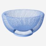 AUDE Μεταλλικό καλάθι φρούτων - 25,5 x 13 cm - Μπλε - Image 2