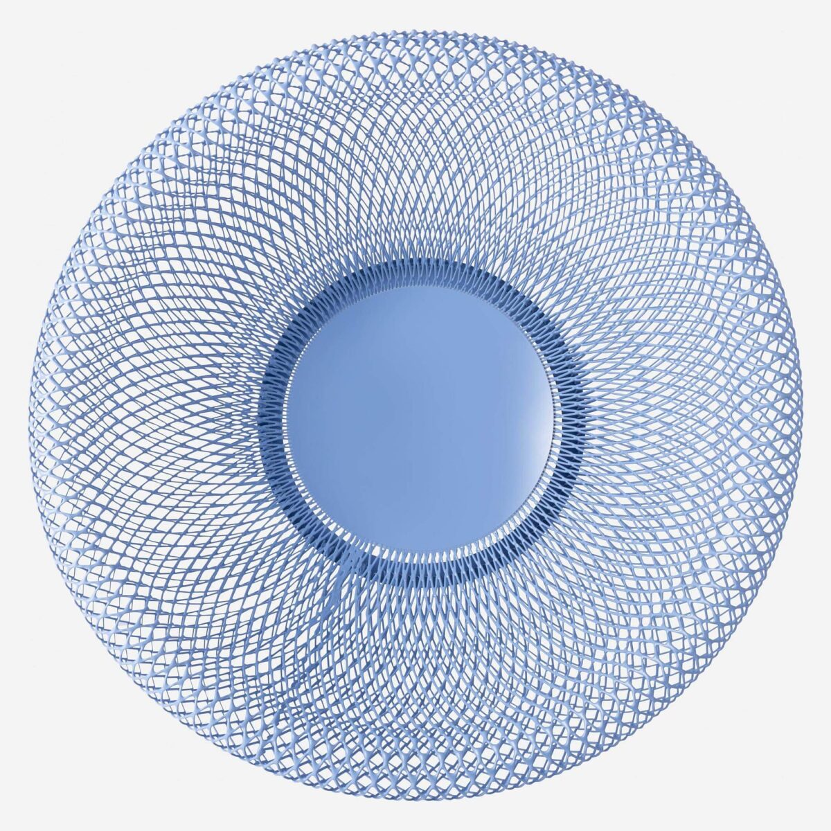 AUDE Μεταλλικό καλάθι φρούτων - 25,5 x 13 cm - Μπλε - Image 4