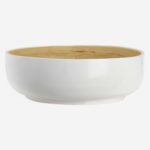 EMIKO  Μπολ σαλάτας από μπαμπού - 30 cm - Λευκό - Image 6