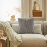 COLETTE Βαμβακερό μαξιλάρι σκούρο μπλε 45x45 - Image 2