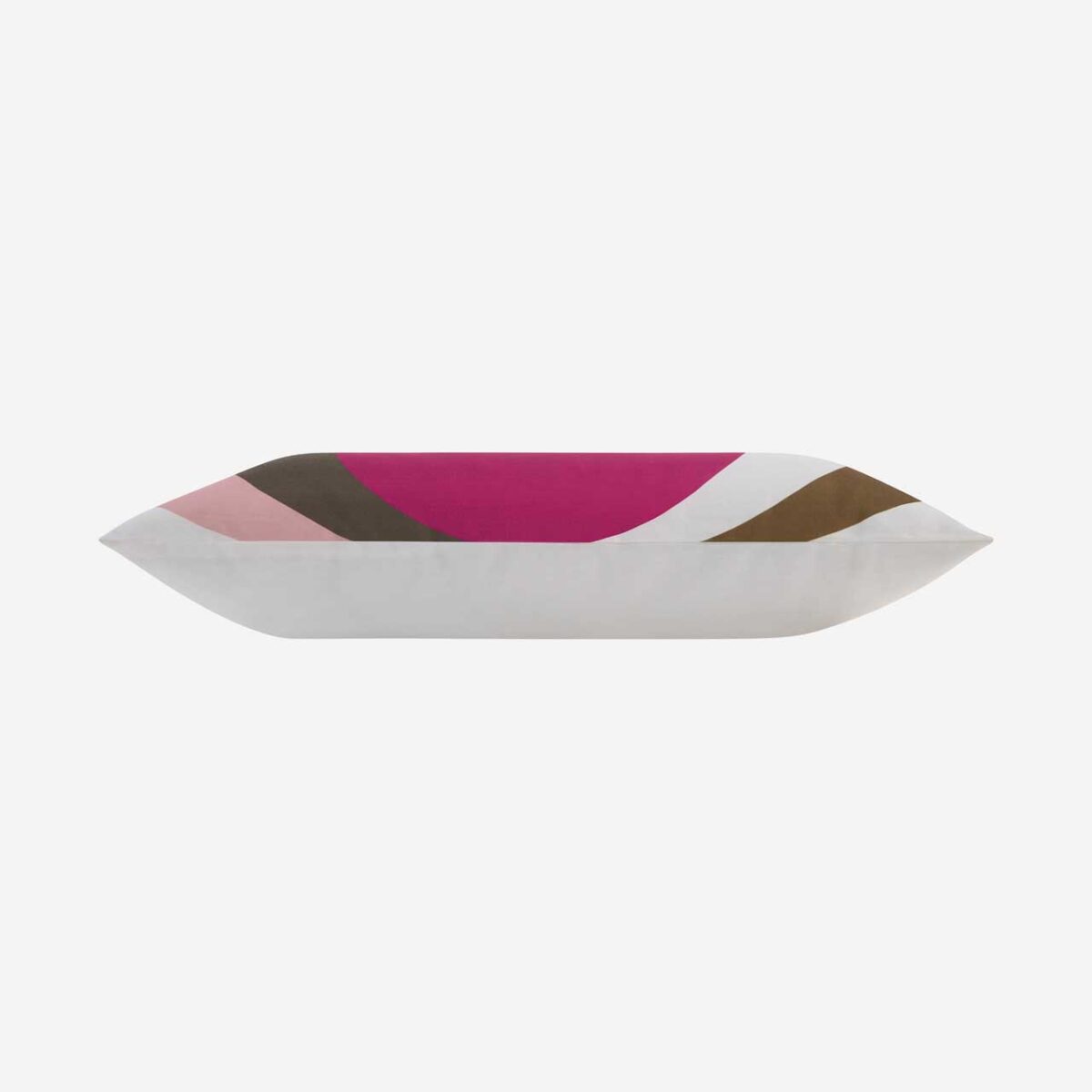 CLARISSE Αδιάβροχο και ανθεκτικό στην υπεριώδη ακτινοβολία μαξιλάρι εξωτερικού χώρου - 40 x 80 cm - Ροζ και Χάλκινο - Σχεδιασμός από την Floriane Jacques - Image 7