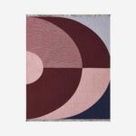 CLARISSE ριχτάρι Πολύχρωμο Ροζ & Μπορντώ 130x170 - Image 6