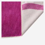 CLARISSE Βαμβακερή πετσέτα θαλάσσης - 90 x 180 εκ. - Φούξια - Σχεδιασμός από Floriane Jacques - Image 4