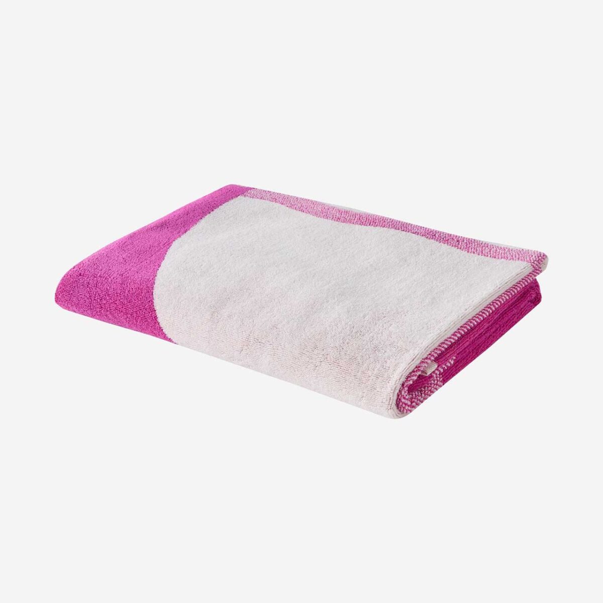 CLARISSE Βαμβακερή πετσέτα θαλάσσης - 90 x 180 εκ. - Φούξια - Σχεδιασμός από Floriane Jacques - Image 6