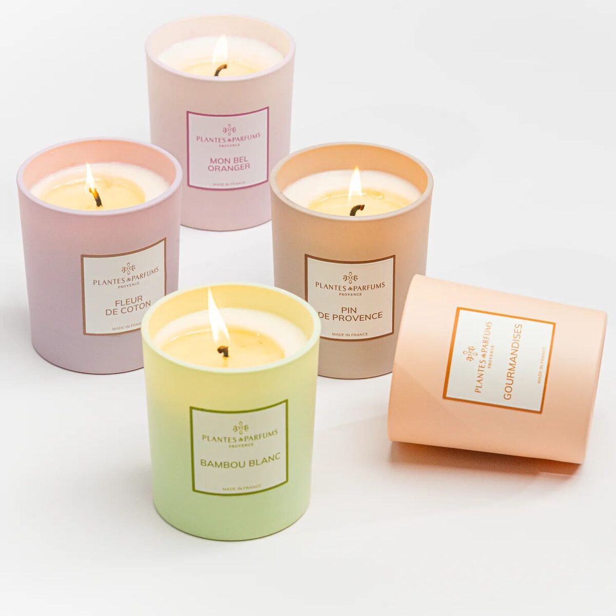PLANTES&PARFUMS Αρωματικό φυτικό κερί 180g Fleur de Jasmin - Image 2