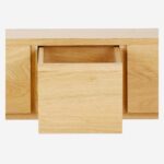 HANITA Τραπεζάκι σαλονιού με 6 συρτάρια από δρυ - Φυσικό - Σχεδιασμός: Bethan Gray - Image 3