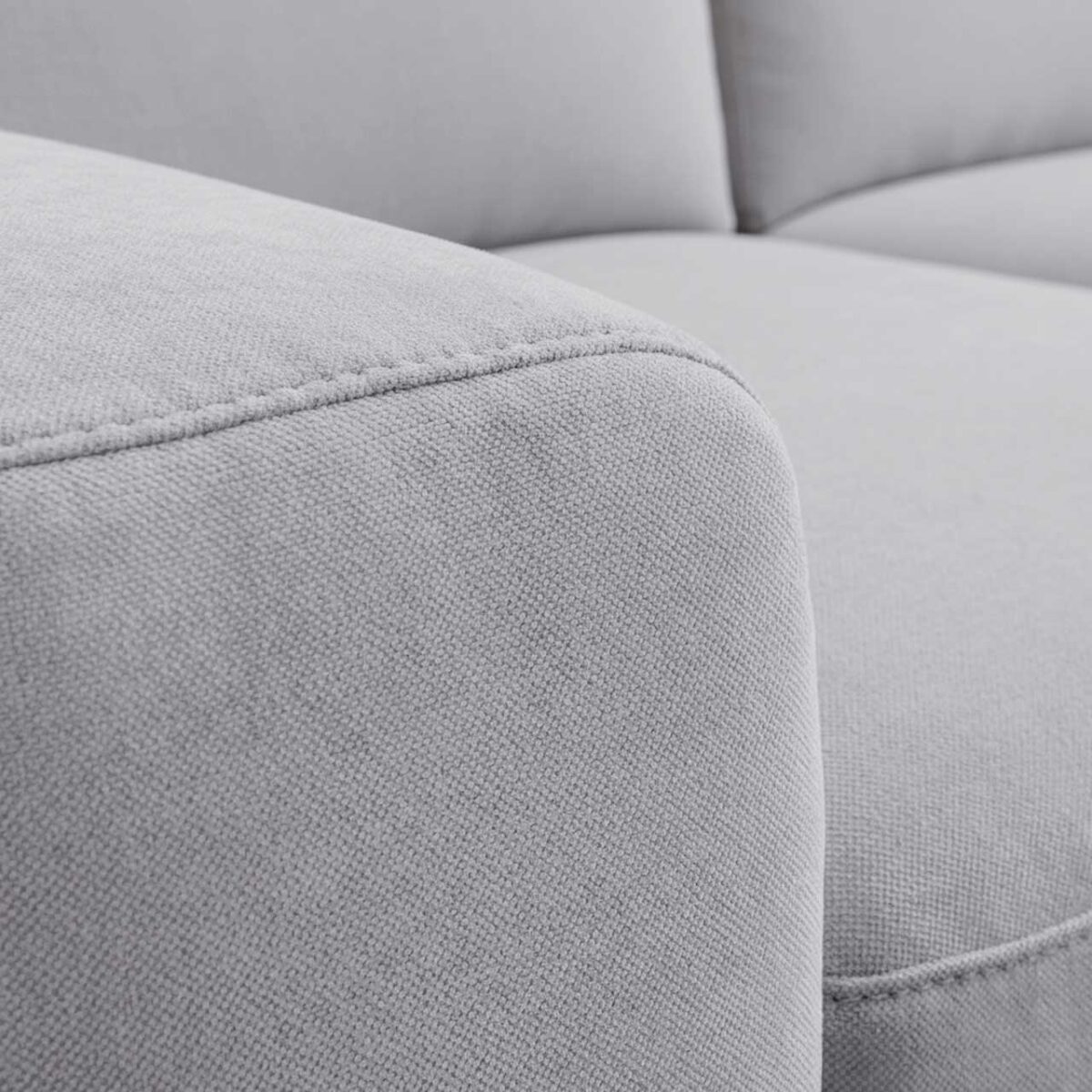 FARO Καναπές-κρεβάτι 3 θέσεων - Κρεβάτι 160 cm - Στρώμα 16 cm - Ύφασμα Atrani Γκρι ανοιχτό - Image 2