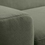 FARO Καναπές-κρεβάτι 3 θέσεων - Κρεβάτι 160 cm - Στρώμα 16 cm - Ύφασμα Atrani Πράσινο έλατο - Image 2