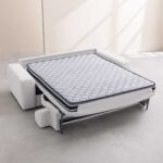 FARO Καναπές-κρεβάτι 3 θέσεων - Κρεβάτι 160 cm - Στρώμα 16 cm - Ύφασμα Atrani Πράσινο έλατο - Image 3