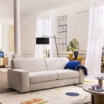 FARO Καναπές-κρεβάτι 3 θέσεων - Κρεβάτι 160 cm - Στρώμα 16 cm - Ύφασμα Atrani Πράσινο έλατο - Image 6