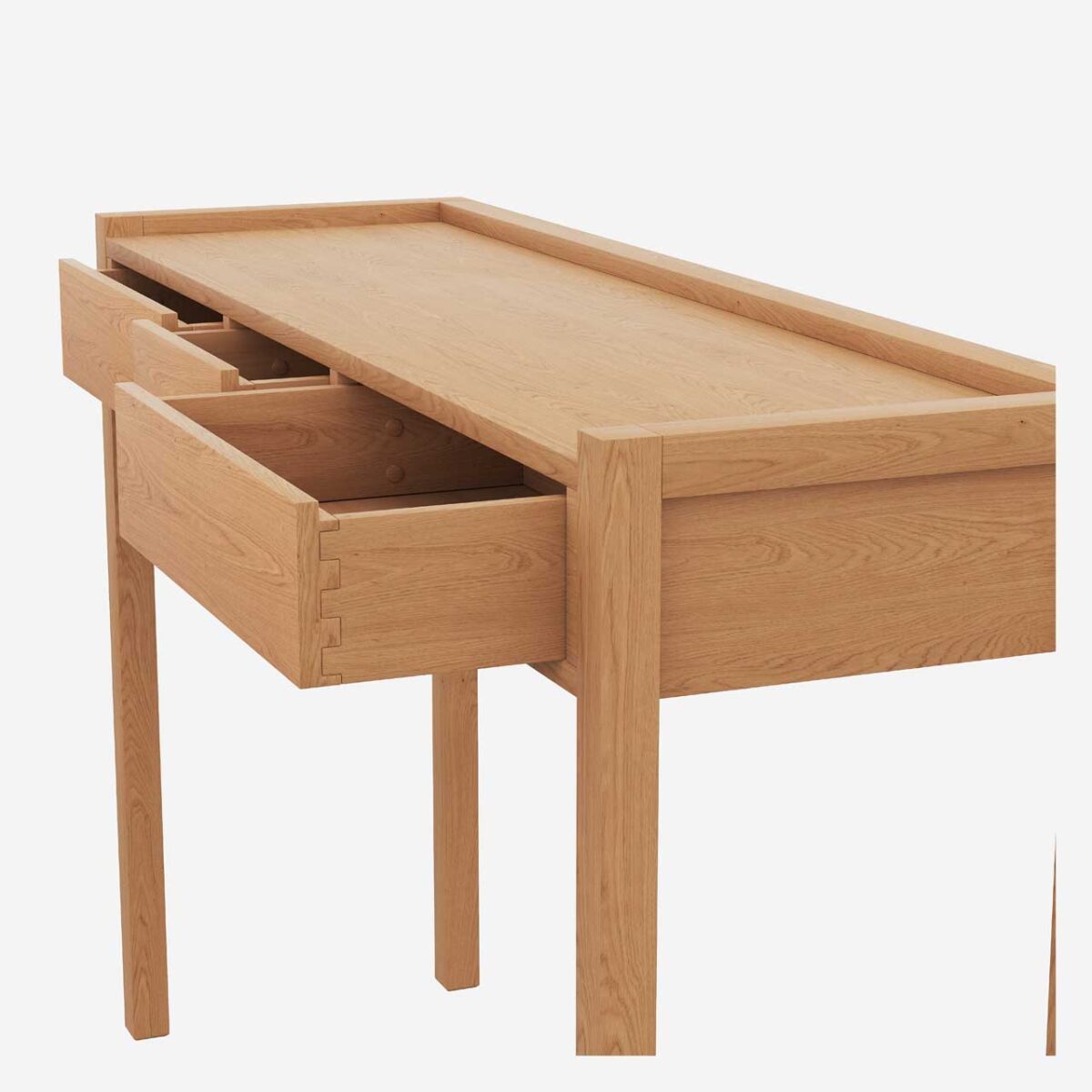 HANITA Κονσόλα με 3 συρτάρια από δρυ - Φυσικό - Σχεδιασμός: Bethan Gray - Image 4