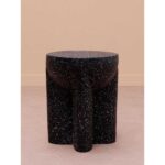 BASALTE Βοηθητικό τραπέζι εξωτερικού χώρου μαύρο από MGO H46 D38 - Image 2