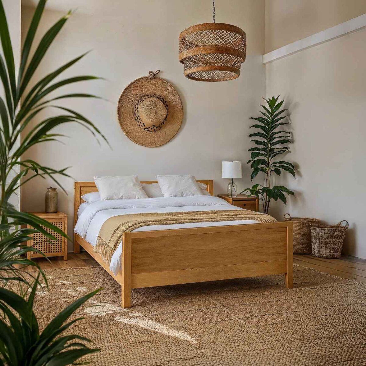 HANITA Κρεβάτι 180 x 200 εκ. από μασίφ δρυ - Φυσικό - Σχεδιασμός: Bethan Gray - Image 5