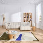 PIMODA Στρογγυλό τραπεζάκι σαλονιού με ματ φινίρισμα - 80 εκ. – Κρεμ - Image 2