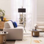 PIMODA Στρογγυλό τραπεζάκι σαλονιού με ματ φινίρισμα - 80 εκ. – Κρεμ - Image 6