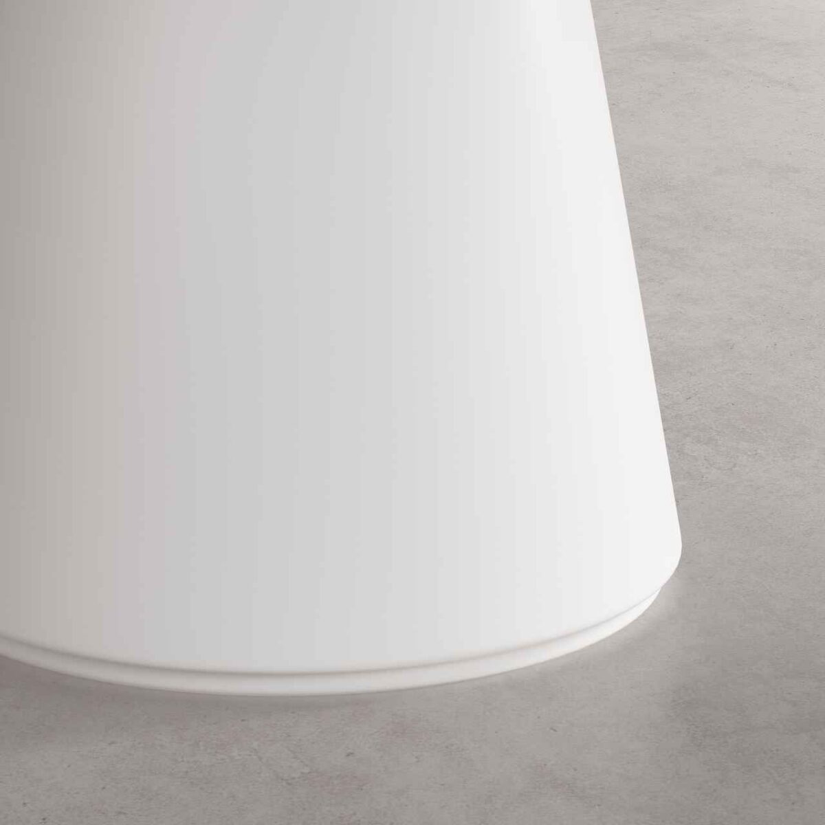 SIBARI Στρογγυλό τραπέζι με ματ φινίρισμα - Λευκό - Image 4