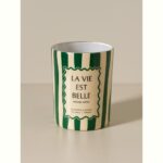 LA VIE EST BELLE κερί αρωματικό πικάντικο μήλο σε ποτήρι από γυαλί - Image 3