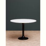 WALWIS Στρογγυλό τραπέζι φαγητού μάρμαρο με μέταλλο - Image 2