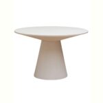 ALBA Στρογγυλό τραπέζι φαγητού MDF 120*76