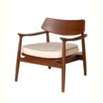 CAICOS Πολυθρόνα ΤΕΑΚ  σε χρώμα μόκα 70*71*72,5