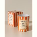 LA VIE EST BELLE κερί αρωματικό με μανταρίνι και βασιλικό σε ποτήρι από γυαλί - Image 2