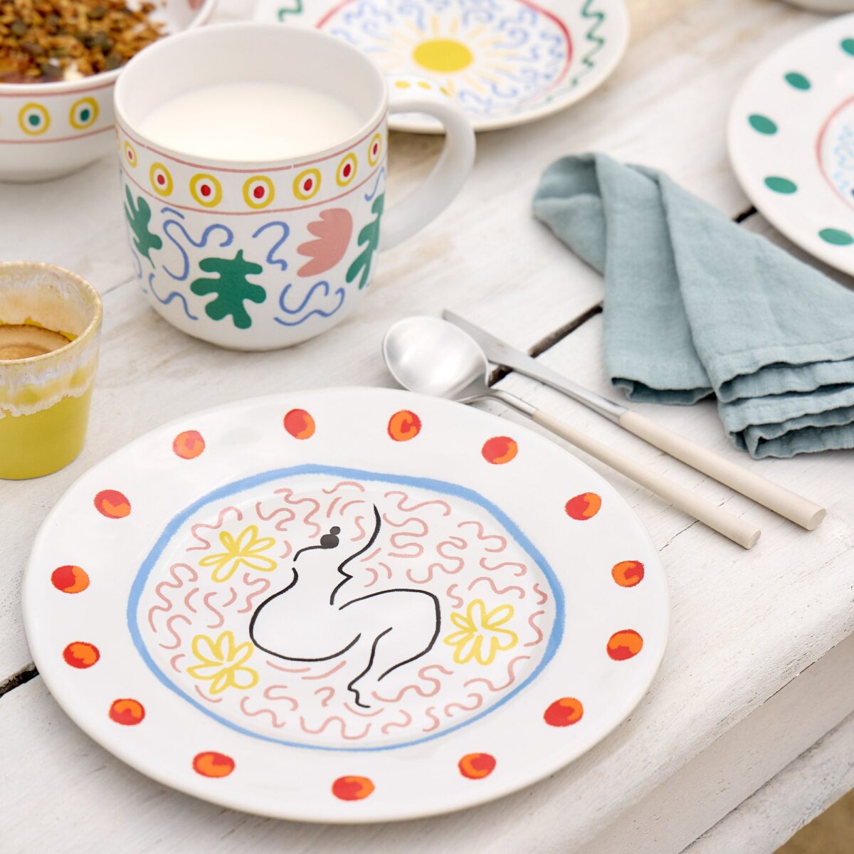 SUMMER BLISS Lady πιάτο φρούτου 22cm - Image 2