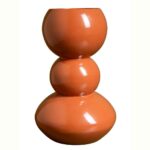 ORANGE BALLS μεταλλικό βάζο Υ28*Δ15