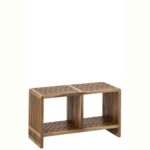 Bench πάγκος απο ανακυκλωμένο ξύλο Μ80*Π35*Υ45