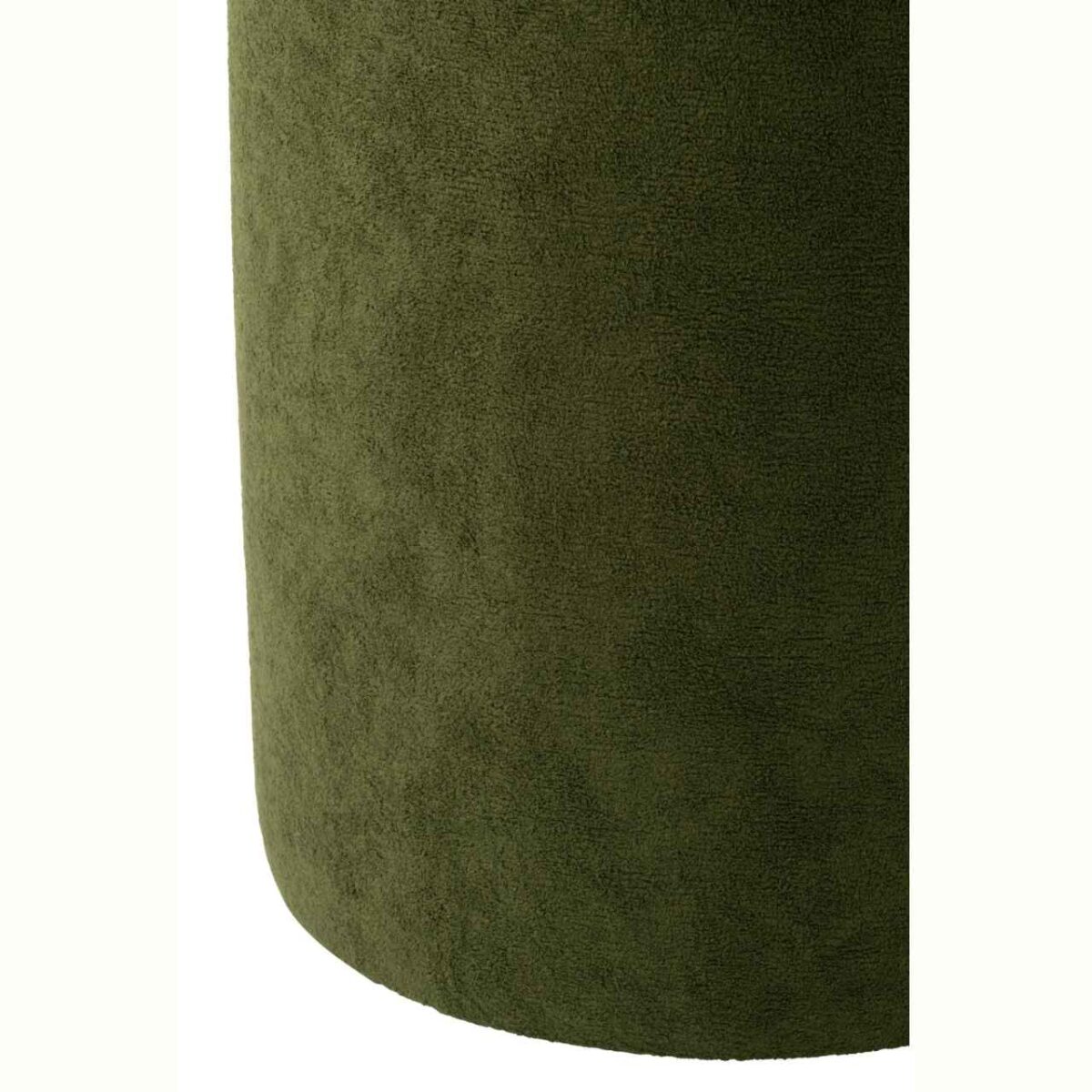 Pouffe  υφασμάτινο πουφ πράσινο 36*36*41 - Image 2
