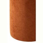 Pouffe υφασμάτινο πουφ πορτοκαλί  36*36*41 - Image 2