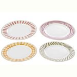 COLORS set/4 stoneware πιάτα φρούτου 20,5cm