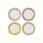 COLORS set/4 stoneware πιάτα φρούτου 20,5cm - Image 2